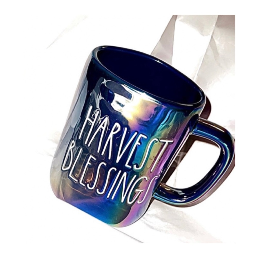 NEW Rae Dunn Harvest Blessing Iridescent Mug